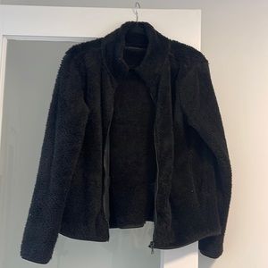 Suzy Shier, brand new black teddy bear sweater, size small